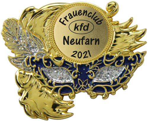 Karnevalspins Lager - Pin-0057 blau-weiß