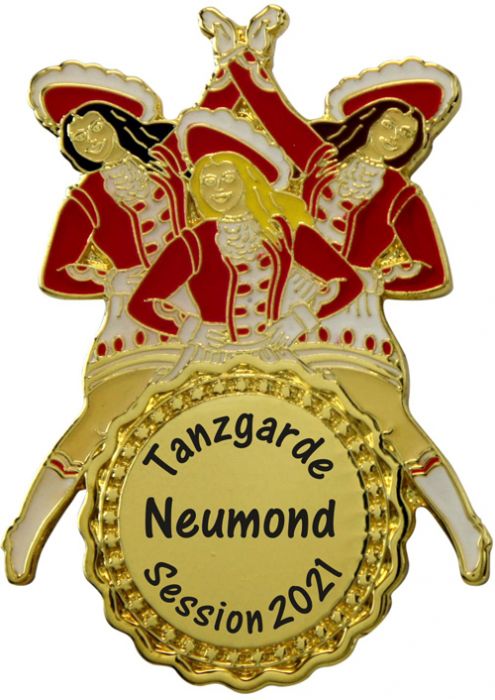 Karnevalspins Lager - Pin-0060 rot-weiß