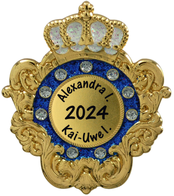 Karnevalspins Lager - Pin-0076 blau-weiß ab 1,09 EUR