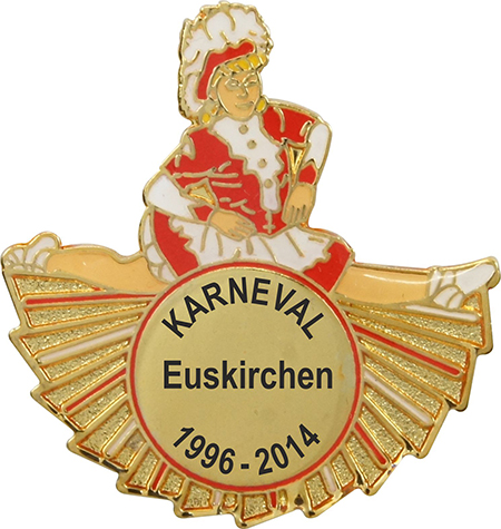 Karnevalspins Lager - Pin-0033 rot-weiß